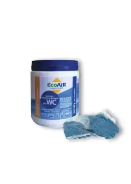 EcoAir Blue en bolsitas, 15 dosis para caravanas, autocaravanas y camper.