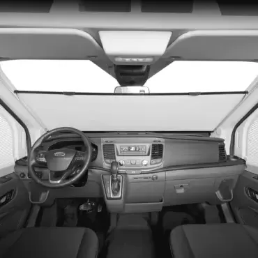 Oscurecedor y aislante termico interior FRONTAL Dometic FR 410 para Ford TRANSIT a partir año 2019