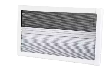 Oscurecedor y mosquitera 800x450 con marco interior para ventanas Carbest RW Style.