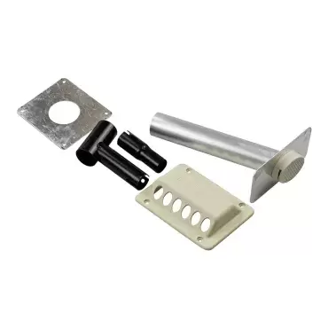 Alargo salida gases frigorifico con tapa externa caravana autocaravana camper.