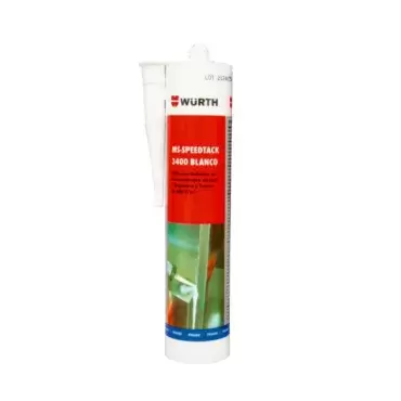 Wurth Polímero Blanco MS-SPEEDTACK 3400 adhesivo sellador de tack en 3 segundos para caravanas, autocaravanas y camper.