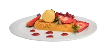 Plato llano blanco 27cm diámetro de policarbonato muy resistente. Apto para electrodomésticos.