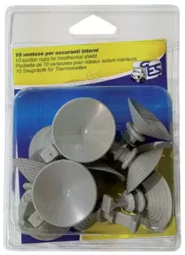 Pack de 10 ventosas para aislante interior para autocaravana, caravana y camper