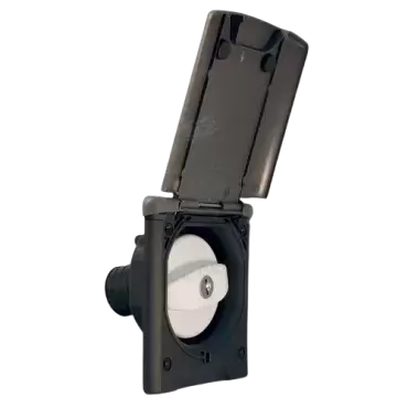 Tapa magnética gris externa entrada de agua caravana autocaravana camper