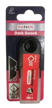 10 CUCHILLAS TRAPEZOIDALES 18X60MM SK2-DARK