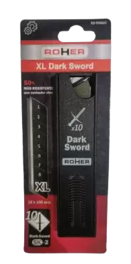 10 CUCHILLAS TRAPEZ PARA CUTTER XL 18X100 MM SK2-DARK