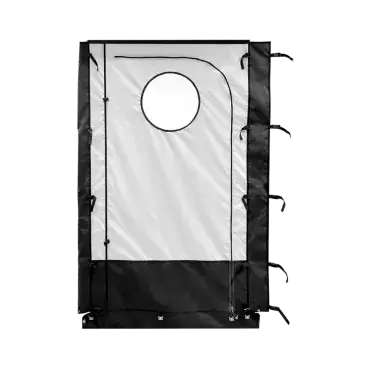 Puerta frontal con puerta Scala universal 1,10m para toldos Thule, Fiamma y Dometic a partir de 3m para autocaravana, caravana y camper