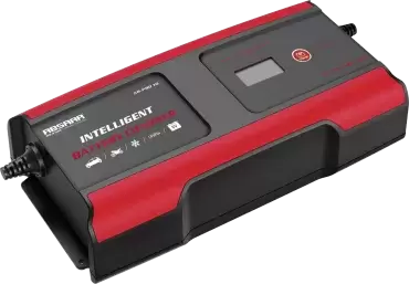 Cargador de baterías inteligente Absaar PRO 10AH de 6 y 12V, 11 fases de carga con pantalla LCD.