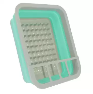 Escurre platos plegable familiar plástico silicona camping caravaning