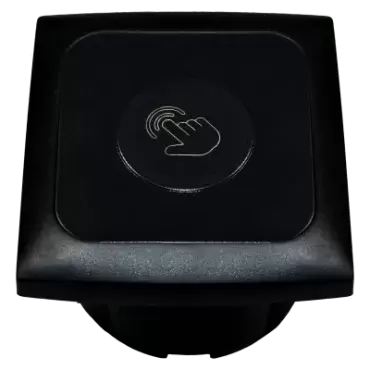 Interruptor y dimmer con control táctil color negro alta gama C-Line para caravanas, autocaravanas y camper.