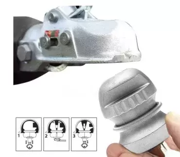 Antirrobo para enganches de remolques universal.