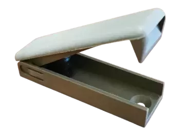 Retenedor de portones original de Hymer gris oscuro para autocaravana, caravana y camper.