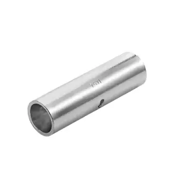 Manguito de empalme de cobre para cable de 6 mm2  para instalaciones y reparaciones.