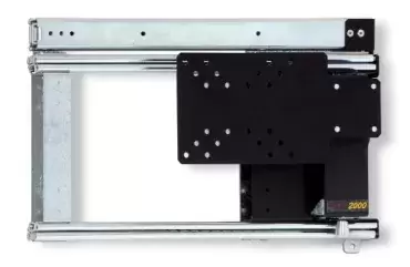 Soporte de TV Lippert salida derecha corredera y con giro de 220º para caravanas, autocaravanas y camper.