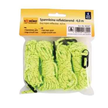Cuerda de tensión multiusos con liberación rápida, 3 mts de largo, 3mm, 4 piezas, tiendas de campaña y toldos.